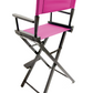 Bar Height (30″) Director’s Chair – Black Finish