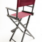 Bar Height (30″) Director’s Chair – Black Finish