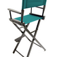 Bar Height (30″) Director’s Chair – Black Finish