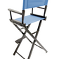 Bar Height (30″) Director’s Chair – Black Finish