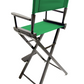 Bar Height (30″) Director’s Chair – Black Finish
