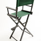 Bar Height (30″) Director’s Chair – Black Finish