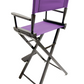 Bar Height (30″) Director’s Chair – Black Finish