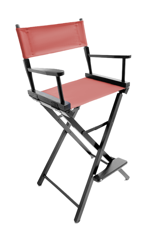 Bar Height (30″) Director’s Chair – Gold Medal Contemporary