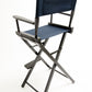 Bar Height (30″) Director’s Chair – Black Finish