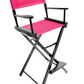 Bar Height (30″) Director’s Chair – Black Finish