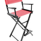 Bar Height (30″) Director’s Chair – Gold Medal Contemporary