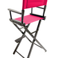 Bar Height (30″) Director’s Chair – Black Finish