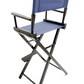 Bar Height (30″) Director’s Chair – Black Finish