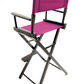 Bar Height (30″) Director’s Chair – Black Finish