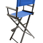 Bar Height (30″) Director’s Chair – Black Finish