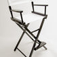 Bar Height (30″) Director’s Chair – Black Finish