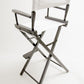 Bar Height (30″) Director’s Chair – Black Finish