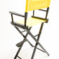 Bar Height (30″) Director’s Chair – Black Finish