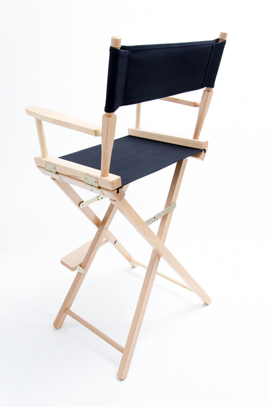 Bar Height (30″) Director’s Chair – Natural Finish