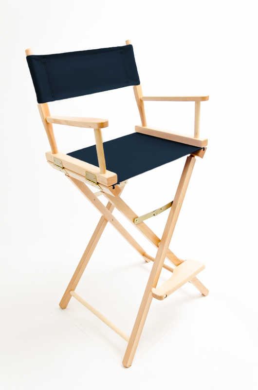 Bar Height (30″) Director’s Chair – Natural Finish