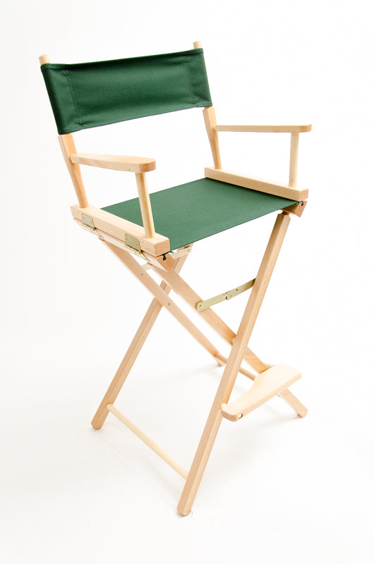 Bar Height (30″) Director’s Chair – Natural Finish