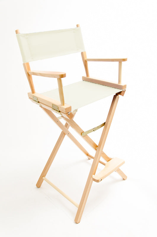 Bar Height (30″) Director’s Chair – Natural Finish