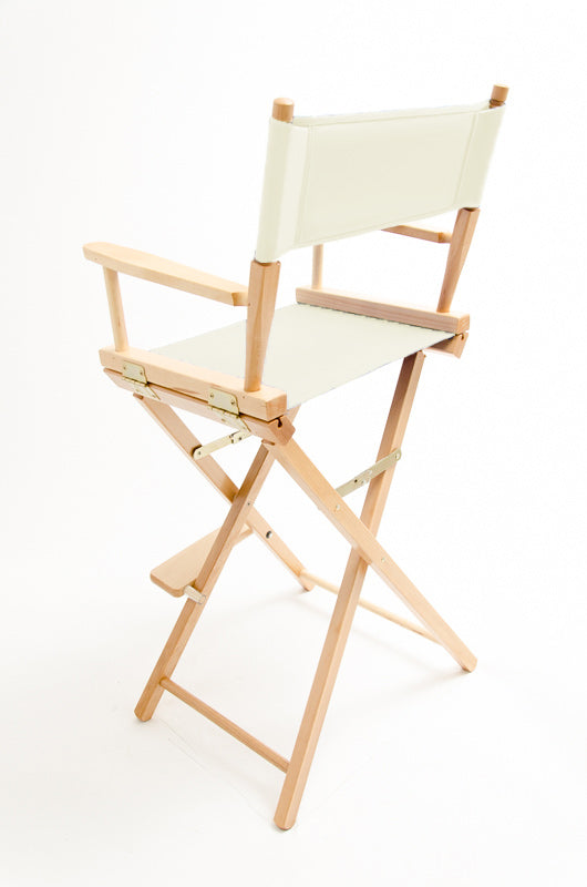 Bar Height (30″) Director’s Chair – Natural Finish