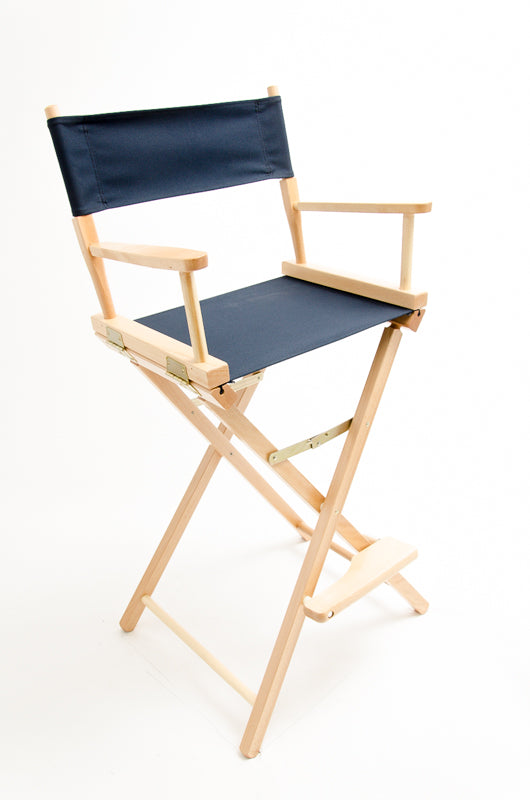 Bar Height (30″) Director’s Chair – Natural Finish