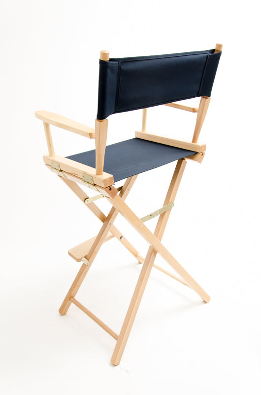 Bar Height (30″) Director’s Chair – Natural Finish