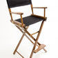 Bar Height (30″) Director’s Chair – Walnut Finish