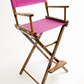 Bar Height (30″) Director’s Chair – Walnut Finish