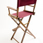 Bar Height (30″) Director’s Chair – Walnut Finish
