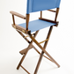 Bar Height (30″) Director’s Chair – Walnut Finish
