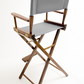 Bar Height (30″) Director’s Chair – Walnut Finish