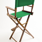 Bar Height (30″) Director’s Chair – Walnut Finish