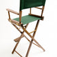 Bar Height (30″) Director’s Chair – Walnut Finish