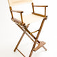 Bar Height (30″) Director’s Chair – Walnut Finish