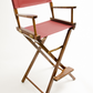 Bar Height (30″) Director’s Chair – Walnut Finish