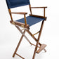 Bar Height (30″) Director’s Chair – Walnut Finish