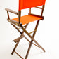 Bar Height (30″) Director’s Chair – Walnut Finish
