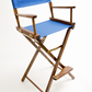 Bar Height (30″) Director’s Chair – Walnut Finish