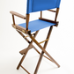 Bar Height (30″) Director’s Chair – Walnut Finish