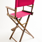 Bar Height (30″) Director’s Chair – Walnut Finish