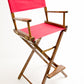 Bar Height (30″) Director’s Chair – Walnut Finish
