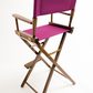 Bar Height (30″) Director’s Chair – Walnut Finish