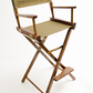 Bar Height (30″) Director’s Chair – Walnut Finish