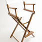 Bar Height (30″) Director’s Chair – Walnut Finish