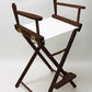 Bar Height (30″) Director’s Chair – Walnut Finish