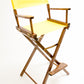 Bar Height (30″) Director’s Chair – Walnut Finish