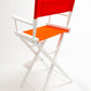Bar Height (30″) Director’s Chair – White Finish