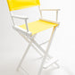 Bar Height (30″) Director’s Chair – White Finish