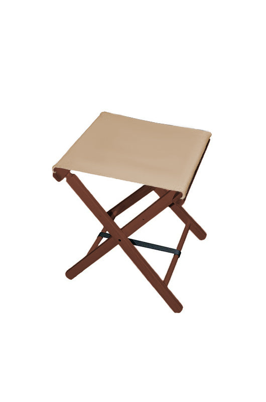 Camp Stool Walnut Finish