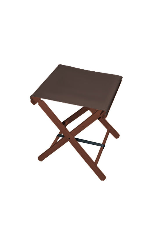 Camp Stool Walnut Finish