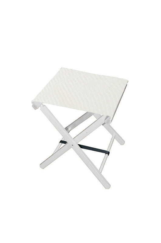 Camp Stool White Finish